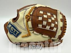 Japan ZETT Special Pro Order 11.75 Infield Baseball Glove Brown Cream RHT