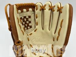 Japan ZETT Special Pro Order 11.75 Infield Baseball Glove Brown Cream RHT