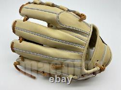 Japan ZETT Special Pro Order 11.75 Infield Baseball Glove Cream RHT Gift KENDA