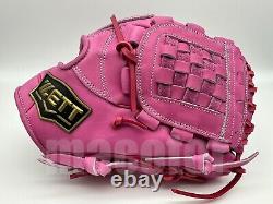 Japan ZETT Special Pro Order 11.75 Infield Baseball Glove Pink RHT SALE Gift