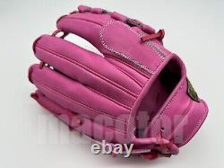 Japan ZETT Special Pro Order 11.75 Infield Baseball Glove Pink RHT SALE Gift