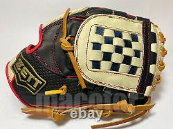 Japan ZETT Special Pro Order 12 Infield Baseball Glove Black Milky RHT GENDA