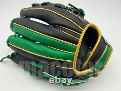 Japan ZETT Special Pro Order 12 Infield Baseball Glove Green Black RHT KENDA