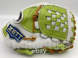 Japan ZETT Special Pro Order 12 Infield Baseball Glove Light Green White RHT SS