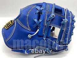Japan ZETT Special TOP Pro 11.75 Infield Baseball Glove Blue H-Web RHT Rare MLB