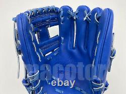 Japan ZETT Special TOP Pro 11.75 Infield Baseball Glove Blue H-Web RHT Rare MLB