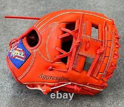 Kubota Slugger Baseball Glove KSN-J6 Deep Grip Pocket Orange Youth Infield 11