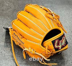 Kubota Slugger Baseball Glove KSN-J6X Deep Grip Pkt L Orange Youth Infield 11