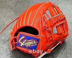 Kubota Slugger Baseball Glove KSN-J6X Deep Grip Pocket Orange Youth Infield 11