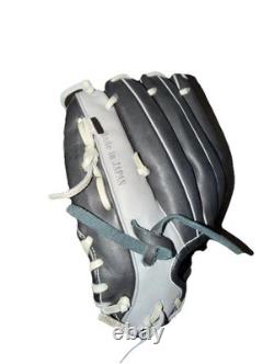 Kubota Slugger Pro Japan Kids Baseball Mitt Infield H-Web Black Grey Infield