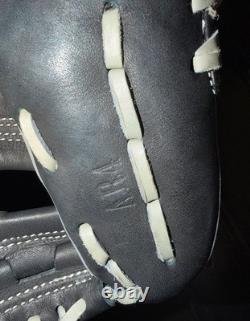 Kubota Slugger Pro Japan Kids Baseball Mitt Infield H-Web Black Grey Infield