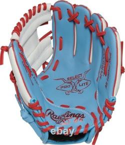 Lightweight, Durable Youth Baseball Glove Pro Styling, Sizes 10.5 to 12.25
