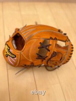 MIZUNO PRO Option Order Infield Baseball Glove Right-handed HAGA JAPAN Used