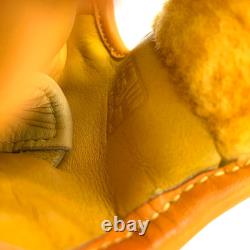 MIZUNO Pro HAGA JAPAN Crest Hide Refino Infielder Glove 11.5 RHT Yellow Kousaku