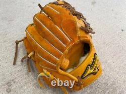 MIZUNO pro baseball glove Special product Nubuck Orange for infielder