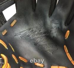 Mizuno Pro 11.5inch Infield Right Black White Special order Glove HAGA Japan