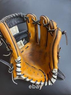 Mizuno Pro 11.75 Infield Right Orange Custom Order HAGA Japan WithBag From Japan