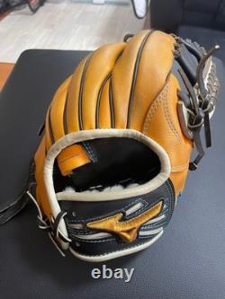 Mizuno Pro 11.75 Infield Right Orange Custom Order HAGA Japan WithBag From Japan