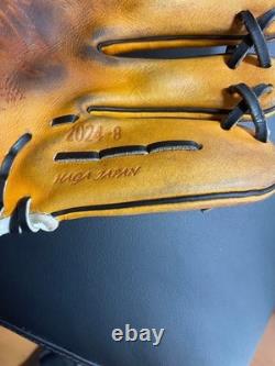 Mizuno Pro 11.75 Infield Right Orange Custom Order HAGA Japan WithBag From Japan