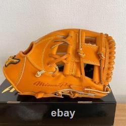 Mizuno Pro Baseball Glove HAGA JAPAN Infield MM size9 LH 1AJGH28033 with Box