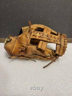 Mizuno Pro Baseball HAGA JAPAN Infield Size 10 Used