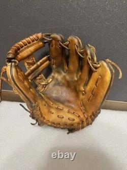 Mizuno Pro Baseball HAGA JAPAN Infield Size 10 Used