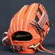 Mizuno Pro Baseball Hard Glove Haga Japan Infield Custom Order Made In Japan