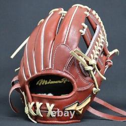 Mizuno Pro Baseball Hard Glove HAGA JAPAN Infield Custom Order Made in JAPAN