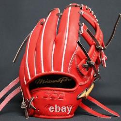 Mizuno Pro Baseball Hard Glove HAGA JAPAN Infield Custom Order Made in JAPAN