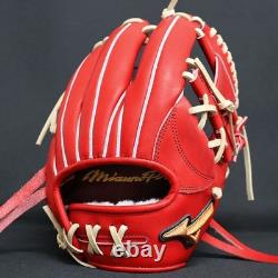 Mizuno Pro Baseball Hard Glove HAGA JAPAN Infield Custom Order Made in JAPAN