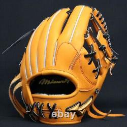 Mizuno Pro Baseball Hard Glove HAGA JAPAN Infield Custom Order Made in JAPAN