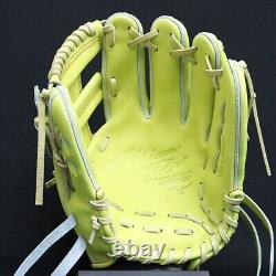 Mizuno Pro Baseball Hard Glove HAGA JAPAN Infield Custom Order Made in JAPAN