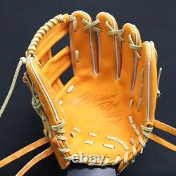 Mizuno Pro Baseball Hard Glove HAGA JAPAN Infield Custom Order Made in JAPAN