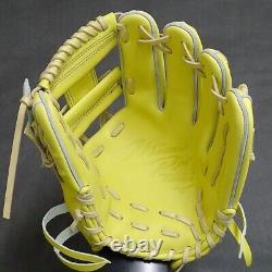 Mizuno Pro Baseball Hard Glove HAGA JAPAN Infield Custom Order Made in JAPAN