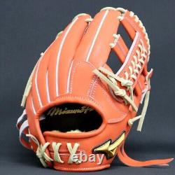 Mizuno Pro Baseball Hard Glove HAGA JAPAN Infield Custom Order Made in JAPAN