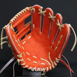Mizuno Pro Baseball Hard Glove HAGA JAPAN Infield Custom Order Made in JAPAN