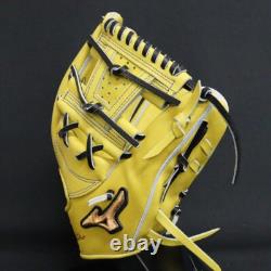 Mizuno Pro Baseball Hard Glove HAGA JAPAN Infield Custom Order Made in JAPAN