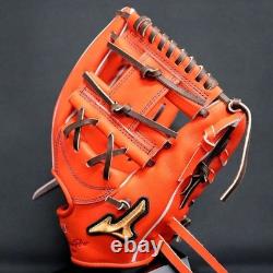 Mizuno Pro Baseball Hard Glove HAGA JAPAN Infield Custom Order Made in JAPAN