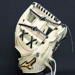 Mizuno Pro Baseball Hard Glove HAGA JAPAN Infield Custom Order Made in JAPAN