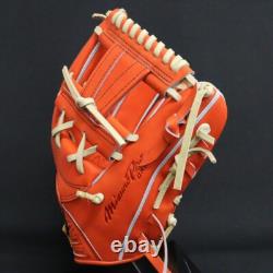 Mizuno Pro Baseball Hard Glove HAGA JAPAN Infield Custom Order Made in JAPAN