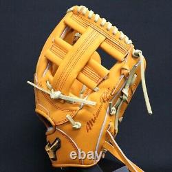 Mizuno Pro Baseball Hard Glove HAGA JAPAN Infield Custom Order Made in JAPAN