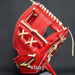 Mizuno Pro Baseball Hard Glove HAGA JAPAN Infield Custom Order Made in JAPAN