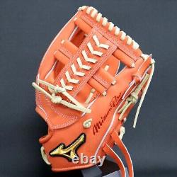 Mizuno Pro Baseball Hard Glove HAGA JAPAN Infield Custom Order Made in JAPAN