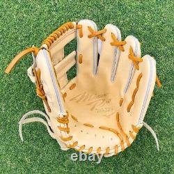 Mizuno Pro Baseball Hard Glove HAGA JAPAN Infield Custom Order Made in JAPAN