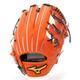 Mizuno Pro Baseball Hard Glove Haga Japan Infield Custom Order Orange New