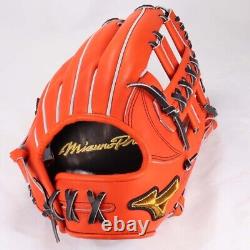 Mizuno Pro Baseball Hard Glove HAGA JAPAN Infield mp-652 Made in JAPAN