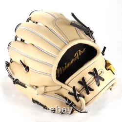 Mizuno Pro Baseball Hard Glove HAGA JAPAN Infield mp-765 Made in JAPAN