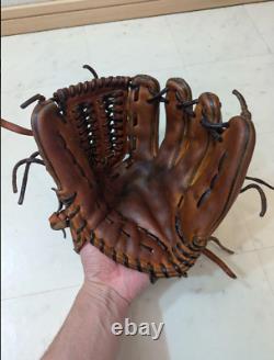 Mizuno Pro Baseball Hard Glove Infield Big M Model Made in JAPAN