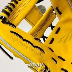 Mizuno Pro Baseball Hard Glove Infield HAGA JAPAN W822112472645 Made in JAPAN