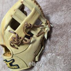 Mizuno Pro Baseball Infield Glove Yellow, Hardball, Used, Still Stiff
